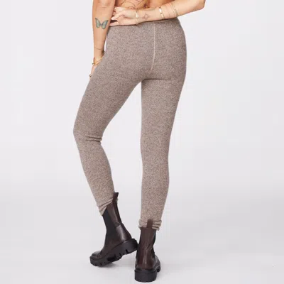 Monrow Marled Legging In Sesame