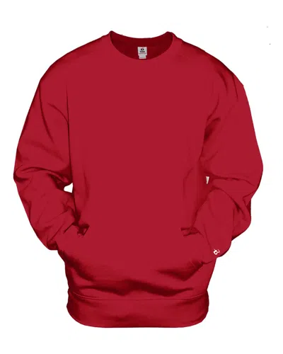 Badger Men's Pocket Sweatshirt In Red