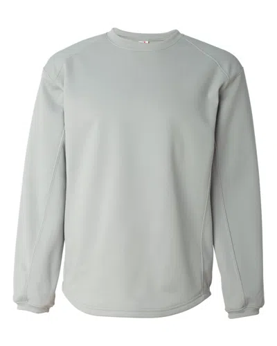 Badger Men's Bt5 Performance Fleece Sweatshirt In Silver