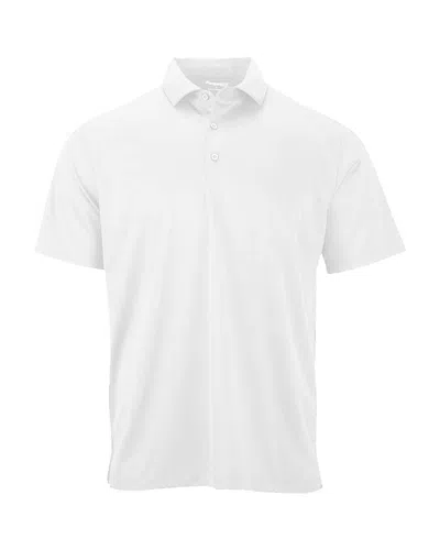 Paragon Saratoga Performance Mini Mesh Polo In White