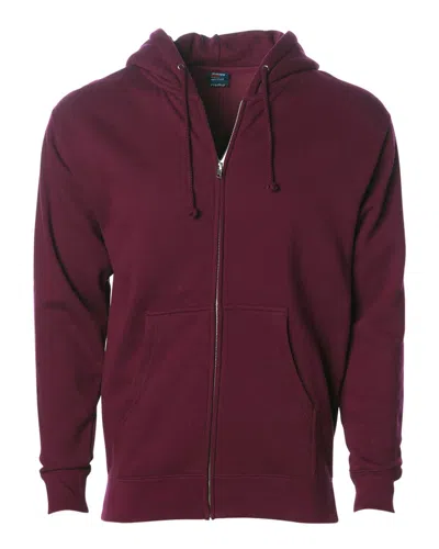 Independent Trading Co. Midweight Full-zip Hooded Sweatshirt In Multi