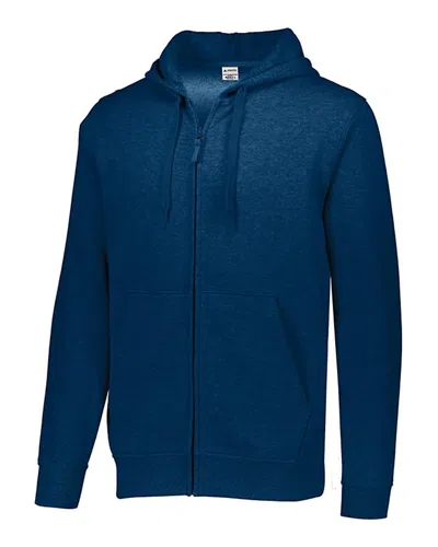 Augusta Sportswear Men's 60/40 Fleece Full-zip Hoodie In Blue