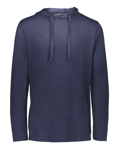 Holloway Men's Repreve Eco Hooded Sweatshirt In Blue