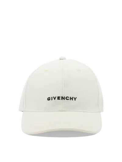 Givenchy Logo Embroidered Baseball Cap In White