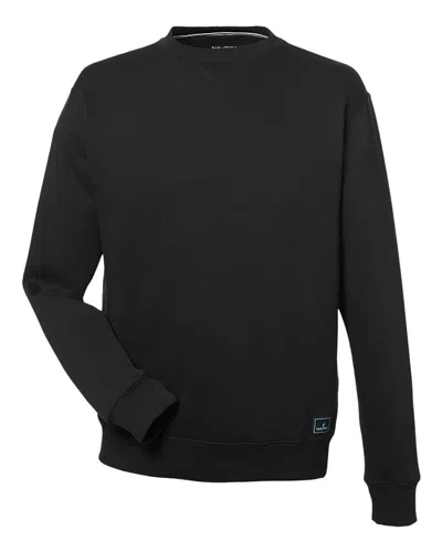 Nautica Men's Anchor Fleece Crewneck Sweatshirt In Black