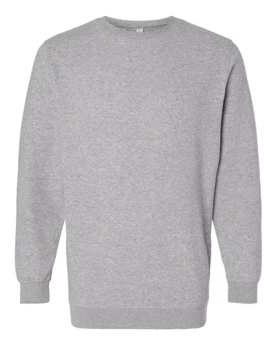 Lat Fine Jersey Long Sleeve Tee In Grey