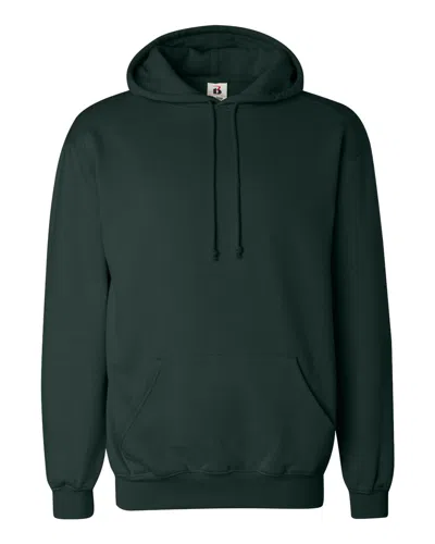 Badger Men's Hooded Sweatshirt In Green