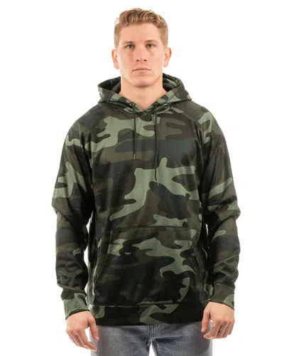 Burnside Men's Performance Raglan Pullover Sweatshirt In Green