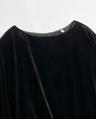 Billy Reid Velvet Tie Waist Dress In Black
