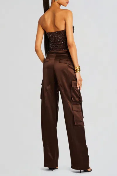 RETROFÉTE KALA SEQUIN TOP IN EARTH 