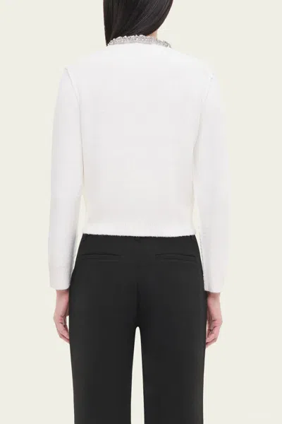 Simkhai Lieghton Boucle Cardigan In Ivory