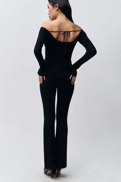 Danielle Guizio Ny Camille Pant In Black