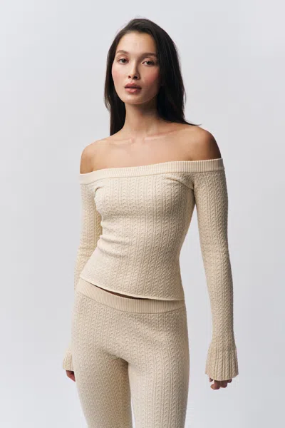 Danielle Guizio Ny Camille Pant In Ivory