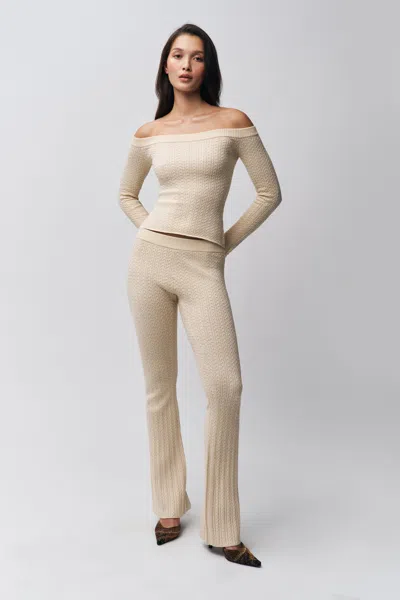 Danielle Guizio Ny Camille Pant In Ivory