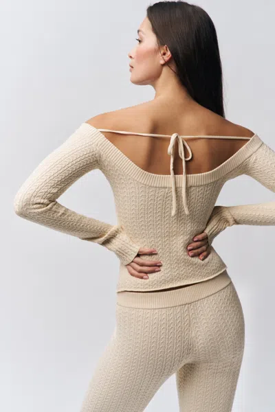 Danielle Guizio Ny Camille Pant In Ivory