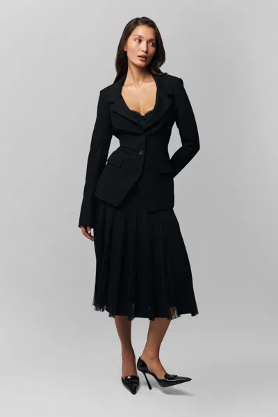 Danielle Guizio Ny Cooper Blazer In Black