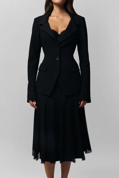 Danielle Guizio Ny Cooper Blazer In Black