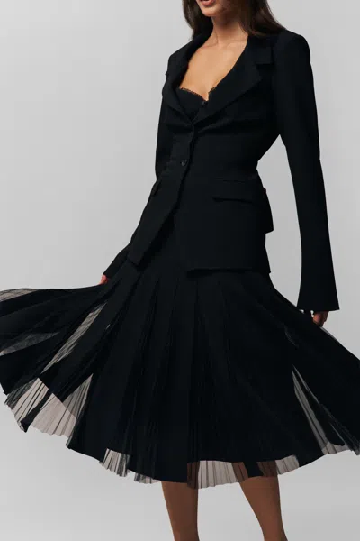 Danielle Guizio Ny Gibson Skirt In Black