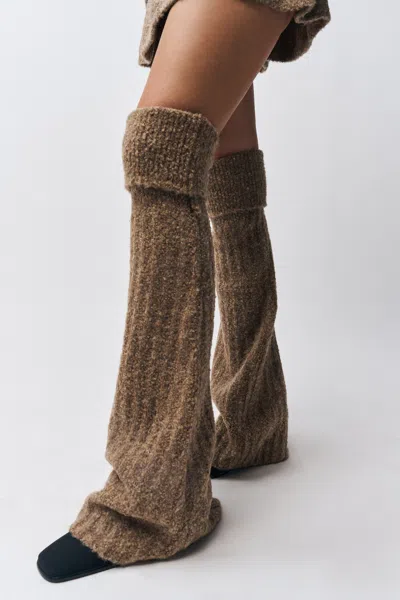 Danielle Guizio Ny Leg Warmer In Brown