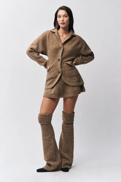 Danielle Guizio Ny Leg Warmer In Brown
