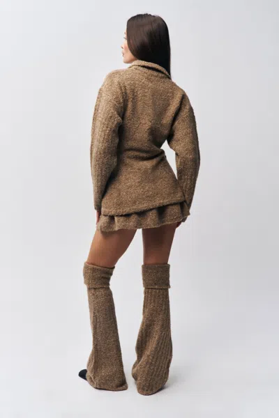 Danielle Guizio Ny Leg Warmer In Brown