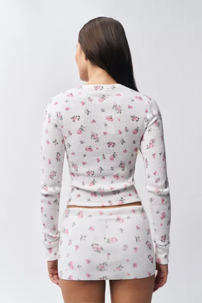 Danielle Guizio Ny Thermal Skort In White