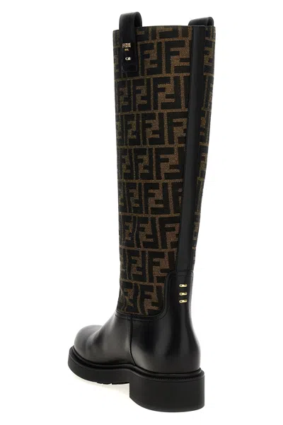 Shop Fendi Women ' Filo' Boots In Black