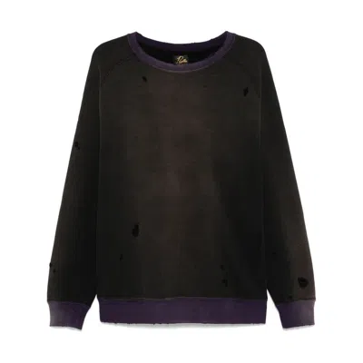 Needles Ripped Sweatshirts In Multicolor