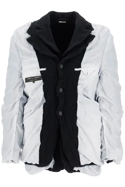 COMME DES GARÇONS HOMME DEUX COMME DES GARCONS HOMME PLUS LAYERED JACKET WITH INSIDE OUT EFFECT 