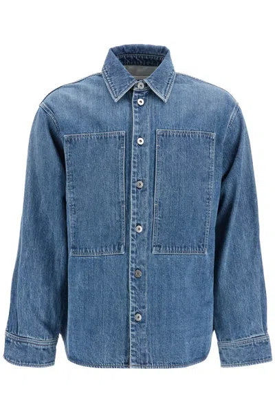 JIL SANDER JIL SANDER JAPANESE DENIM OVERSHIRT FOR MEN 