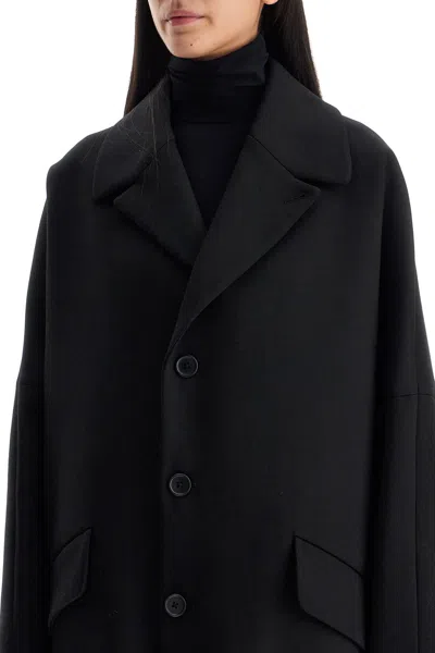 Shop Mm6 Maison Margiela "oversized Wool Blend Coat