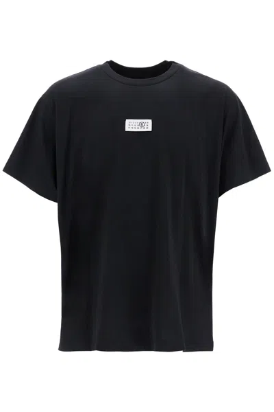 MM6 MAISON MARGIELA MM6 MAISON MARGIELA ROUND NECK T SHIRT WITH NUMERICAL LOGO 