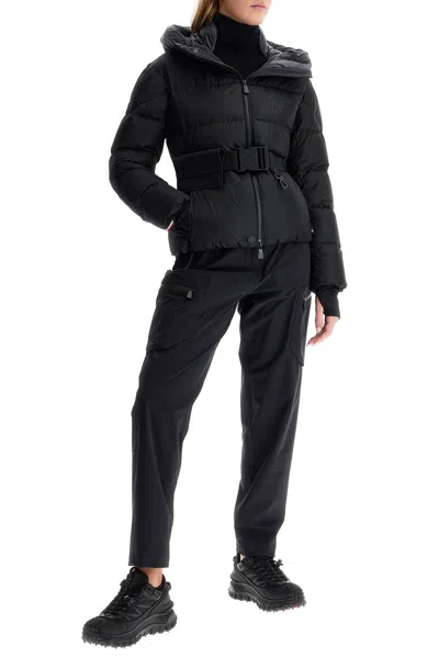 Moncler Grenoble Bouquetin Hooded Down Puffer Jacket In Black