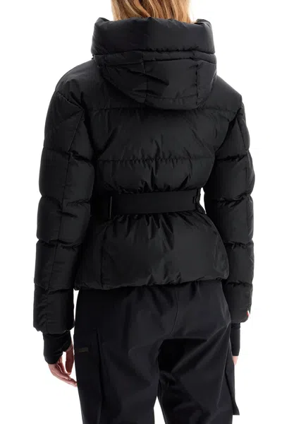 Moncler Grenoble Bouquetin Hooded Down Puffer Jacket In Black