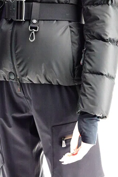 Moncler Grenoble Bouquetin Hooded Down Puffer Jacket In Black