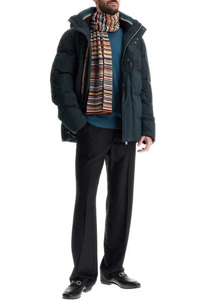 PAUL SMITH PAUL SMITH REMOVABLE HOODED DOWN JACKET 