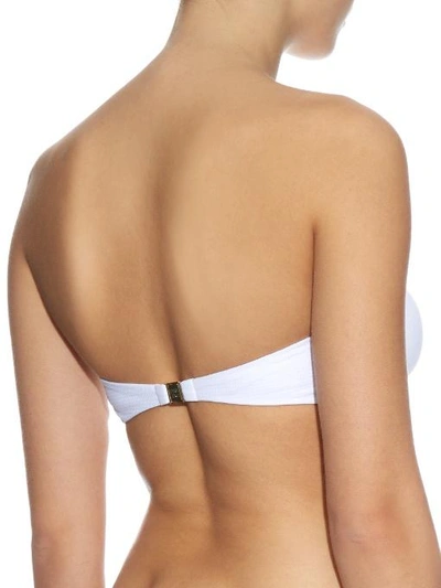 MARYSIA Antibes Scallop-Edged Bandeau Bikini Top 