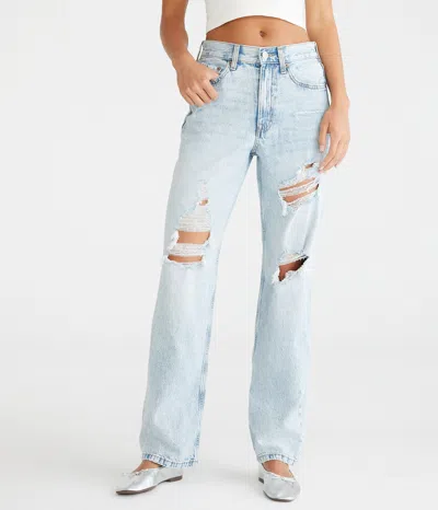 AÉROPOSTALE HIGH-RISE BAGGY JEAN 