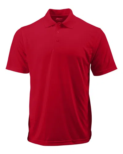 Paragon Saratoga Performance Mini Mesh Polo In Red