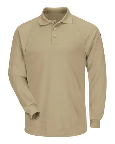 Bulwark Classic Long Sleeve Polo - Cooltouch2 In Green