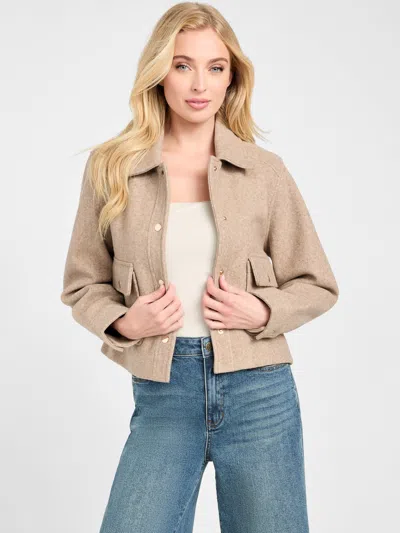 Guess Factory Esmeralda Wool-blend Jacket In Multi