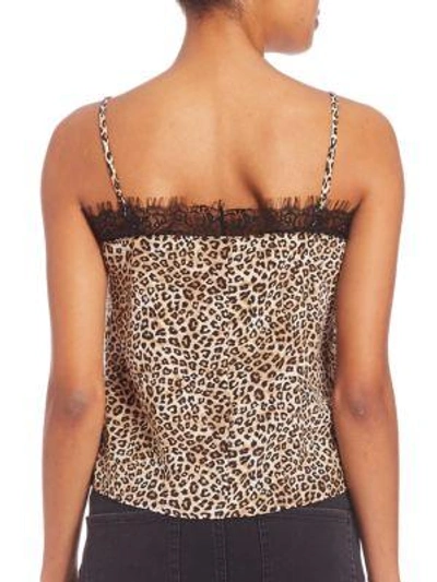 Shop The Kooples Leopard Lace Top