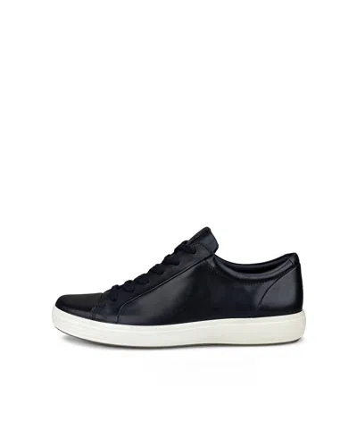 Ecco Mens Leather Running & Training Shoes In Blue