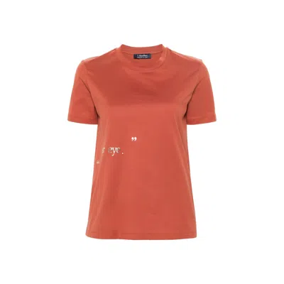 S Max Mara Slogan-print Cotton T-shirt