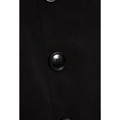 Alaïa Alaia Womens Noir Alaia Buttoned Slim-fit Stretch-wool Midi Skirt In Black