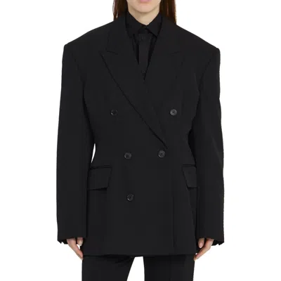 Balenciaga Chic And Versatile Clinched Jacket For Women