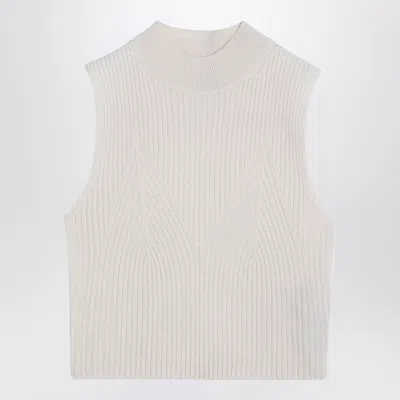 Shop Calvin Klein Ribbed Wool Waistcoat