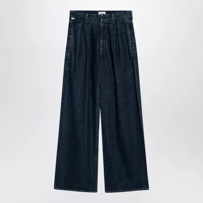 Citizen Of Humanity Citizens Of Humanity Dark Wide Jeans With Pleats