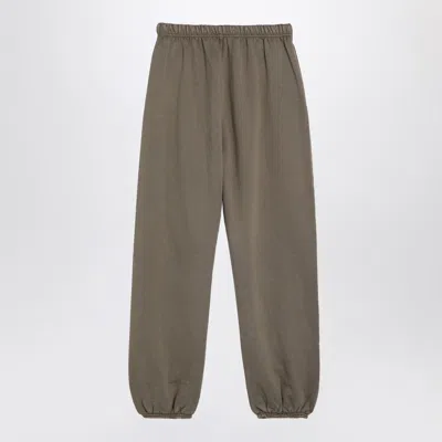 Essentials Logo-printed Tie-dye Track Pants In Green