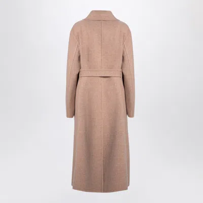 Jil Sander Single-breasted Belted Wool Coat